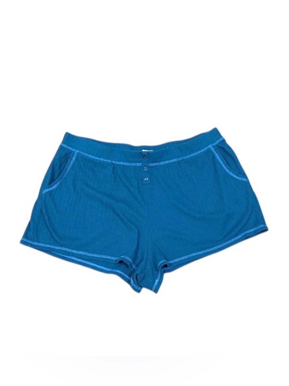 Blue Women's Sleep Shorts - Comfortable Lounge Boxer size L